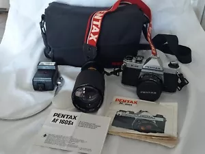 Pentax K1000 35mm SLR Film 50mm f/2 lens XTRAS TESTED NEAR MINT NEW SEALS 7218 - Picture 1 of 14