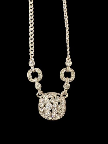 Collana Ciondolo Strass Argento Givenchy