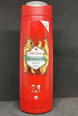 1 NUEVO gel de ducha y champú Old Spice Bearglove 2 en 1 13,5 oz FORMULACIÓN RARA Foto 1 de 4