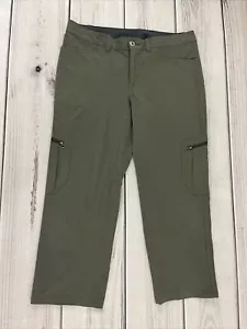 Pantalones de senderismo para mujer Patagonia Tribune Capri verde cuenca entrepierna 23"" - talla 6 - Imagen 1 de 12