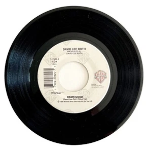 David Lee Roth Steve Vai Damn Good 45 Single 1988 Vinyl Record 7" 45BinE - Picture 1 of 2