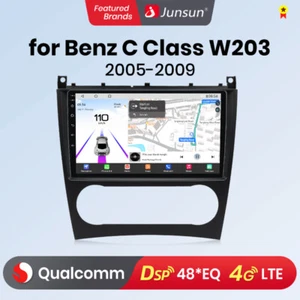 4+64GB Android 13 Autoradio 4G LTE GPS Navi für Mercedes Benz C/CLC Klasse W203 - Bild 1 von 14