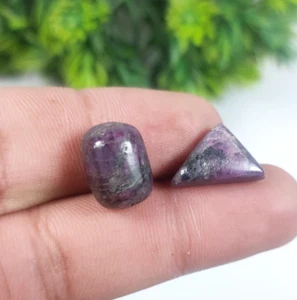 27cts Natural Rare Kashmir Sapphire Pakistan loose Gemstone Cabochon Stones Lot - Picture 1 of 11