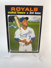 2020 Topps Heritage #529 Maikel Franco - Kansas City Royals