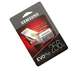256GB Samsung EVO Plus microSDXC Flash Memory Card For Samsung Galaxy S8/S9/S10