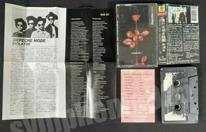 Depeche Mode Violator Taiwan 2nd Version 9 Tracks Cassette Tape W/Promo Insert - Picture 1 of 11