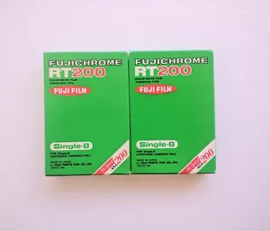 Lot of 2 FUJICHROME Single 8 RT200 Color Movie Film Stock Vintage - Bild 1 von 3