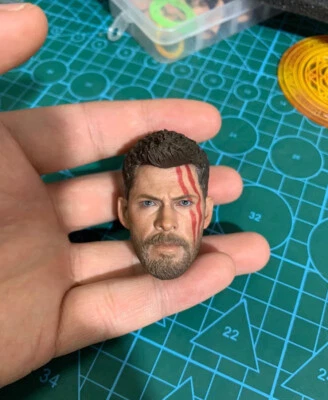 Hot Toys HT MMS445 1/6 Gladiador Thor 6.0 Cabeza Esculpida Figura Ragnarok para 12 pulgadas Foto 1 de 4