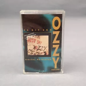 OZZY OSBOURNE JUST SAY OZZY Cassette Tape 1995 REISSUE REMASTERED Rare - Picture 1 of 5
