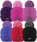 Bobble Ladies Hat Thermal insulated warm Multi Coloured - by Rock Jock