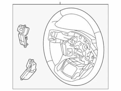 Volante OEM NUEVO Ford 2017-2019 F-250 Super Duty F-350 SD HC3Z-3600-KA Foto 1 de 2