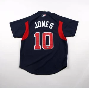Chipper Jones Signed Jersey Atlanta Braves HOF Mitchell & Ness Beckett - Picture 1 of 4