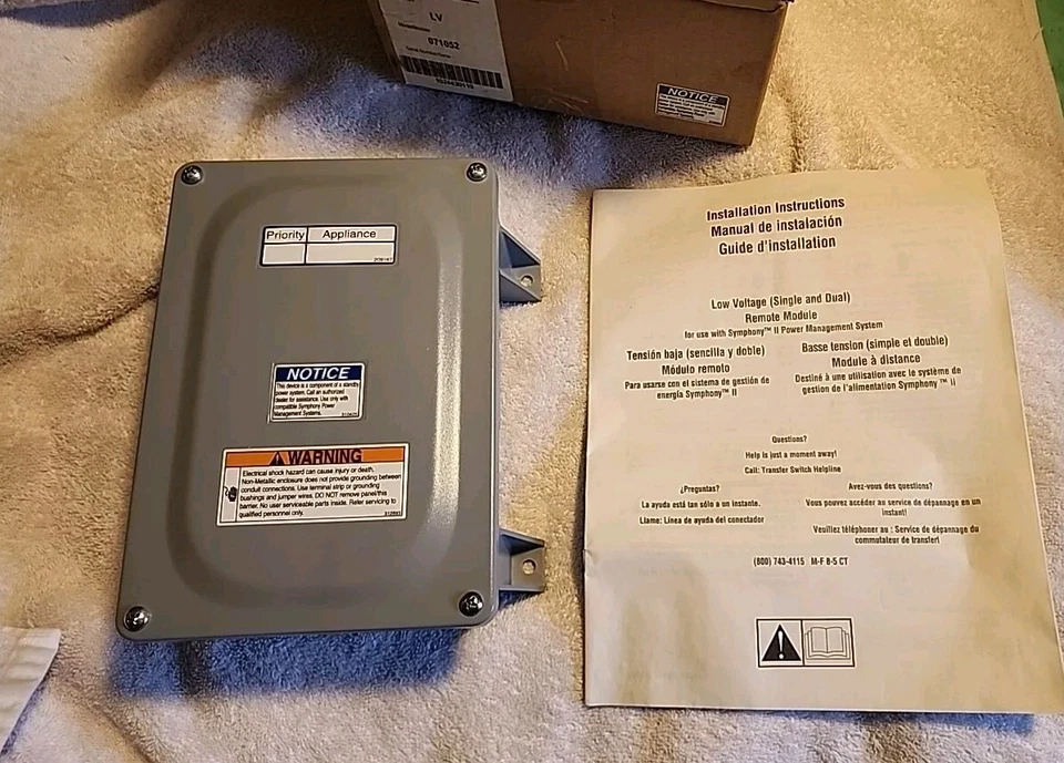 NEW Briggs & Stratton 071052 Low Voltage Module For Symphony Transfer Switch  - Image 1 of 4