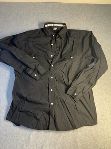 Cosi Crest Clothing Shirt Mens Medium Black Short Sleeve Button Up - Picture 1 of 6