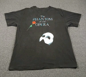 Das Phantom der Oper Vintage T-Shirt schwarz Größe L 80er 90er Einzelnaht - Bild 1 von 9