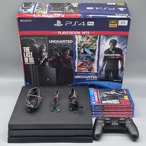 Sony PlayStation 4 PS4 Pro - 1TB - Spielekonsole - 4 Spiele - USK18 - OVP - Bild 1 von 22