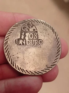 1 Duro Fernando VII 1808 Gerona - Imagen 1 de 3