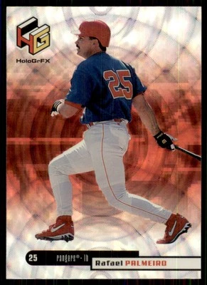 1999 Upper Deck HoloGrFX #58 Rafael Palmeiro Texas Rangers - Image 1 of 2