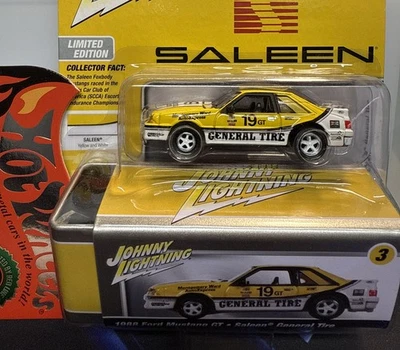 1988 Saleen Mustang SCCA #19 General Tire – Johnny Lightning 1:64 Die‑Cast - Image 1 of 4