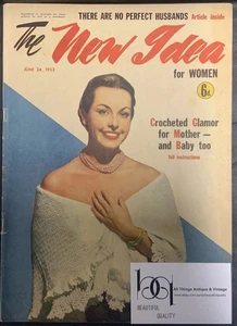 Vintage The New Idea Magazine For Women Paperback June 24, 1953 Recipes XWord - Bild 1 von 5