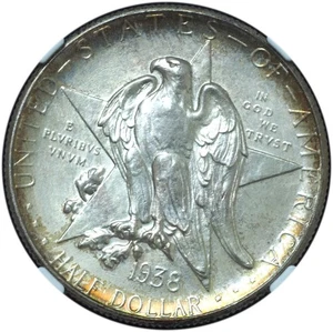 1938 Texas Commemorative Half Dollar MS67+ NGC – Bright White Superb Gem - Picture 1 of 5