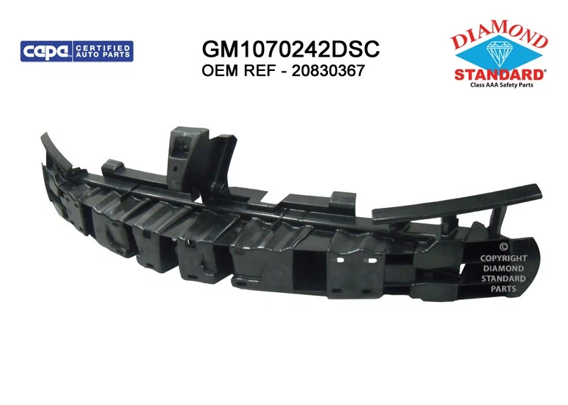 Nuevo amortiguador de impacto de parachoques delantero para Pontiac G6 1524-00114X CAPA 2005-2009 Foto 1 de 1