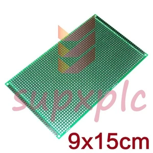 2 Stück 9 x 15 cm Doppelseitenbrett Zum Selbermachen Prototyp Papier Leiterplatte 1,6 mm - Bild 1 von 1