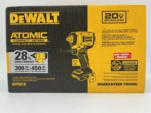 DEWALT ATOMIC 20V 1/2" Cordless Impact Wrench Hog Ring Anvil Tool Only - DCF921B - Picture 1 of 1