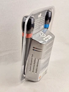Set of 2 Singstar Wired Microphones for PlayStation PS2/3/4 New, Sealed - Picture 1 of 9