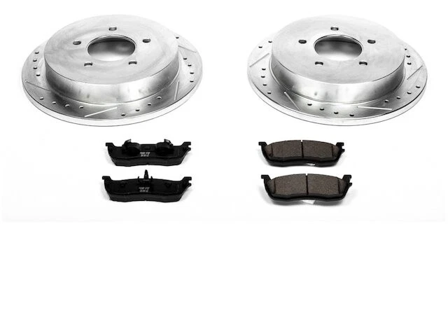 Rear Brake Pad and Rotor Kit For 1998-2000 Lincoln Navigator 1999 FH486TH - Изображение 1 из 1