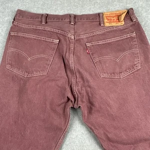 Levis Jeans Mens 40x32(36x29) Pink 501 XX Denim Straight Fading 5 Pocket Casual - Picture 1 of 8