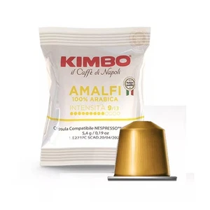 Cápsula De Café Kimbo Nespresso Mezcla Amalfi Fórmula Bar Espresso 100% ARÁBICA - Imagen 1 de 18