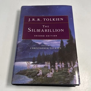 The Silmarillion J R R Tolkien Fantasy Hardcover Book 2nd Second Edition 2001 - Foto 1 di 6