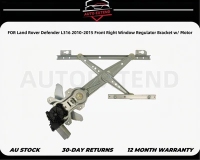 FOR Land Rover Defender L316 2010-2015 Front Right Window Regulator w/ Motor - image 1 of 4