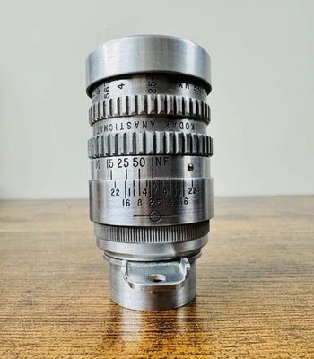Vintage Kodak Anastigmat 38mm f/2.5 Cine Lens S-Mount Rochester USA As-Is - Image 1 of 4