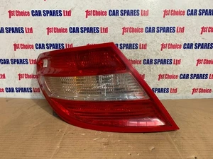 MERCEDES C-CLASS SALOON 4DR C220 MK3 W204 2007 PASSENGER REAR TAIL LIGHT LAMP - Picture 1 of 7