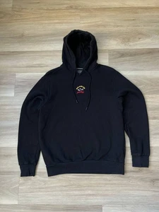 Sudadera de algodón con capucha negra para hombre Paul & Shark talla M hecha en Italia - Imagen 1 de 11