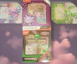 Pokemon Dark Powers Ex, Walking Wake Ex, Iron Leaves Ex & Shrouded Fables Set - Bild 1 von 4