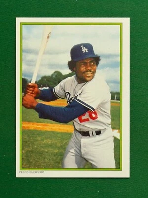 1986 Topps Baseball 1986 All-Star Collector's Edition Glossy #25 Pedro Guerrero - Image 1 of 2
