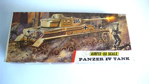 KIT AIRFIX ANCIEN SCALE OO PANZER IV TANK BANDE ROUGE BON ÉTAT 1969 - Imagen 1 de 5