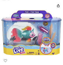 NEW Little Live Pets Lil Dippers EXCLUSIVE Unicorn Fish & Tank Christmas Gift