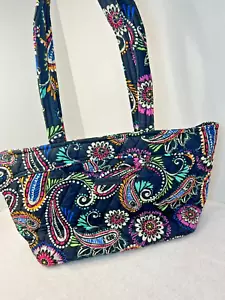 Vera Bradley Hanging Organizer Bag Black Paisley - Picture 1 of 11