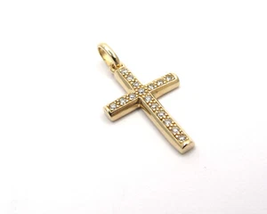 KREUZ ANHÄNGER GOLD 585 BRILLANTEN 0,16 CT JG 950100320300012 - Bild 1 von 6