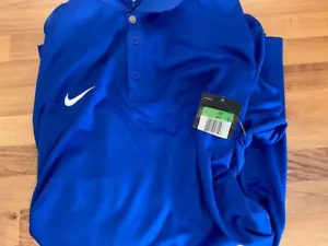 Nike Herren Langarm Trikot mit Kragen / neu - Bild 1 von 5