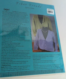Vintage Fiber Trends Options Jacket Pattern LL481 by Laura Lindeman 2004 - Imagen 1 de 2