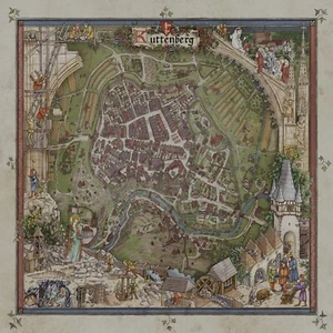 Kingdom Come Deliverance 2 Kuttenberg Map World Map Poster Henry KCD2 - Picture 1 of 7