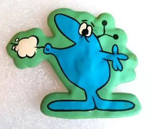 Vintage The Astronaut Terrytoons Comic Cartoon Kühlschrank Puffy Magnet 1978 schön - Bild 1 von 2