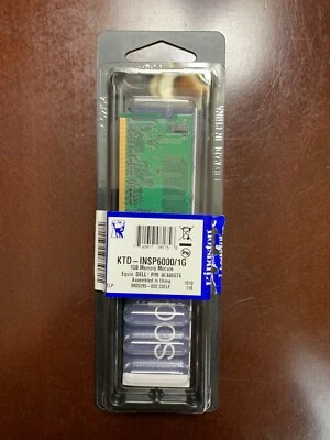 Kingston (KTD-INSP6000B/1G) ~1 GB Memory Module Equiv. Dell P/N A0446874 - Image 1 of 4
