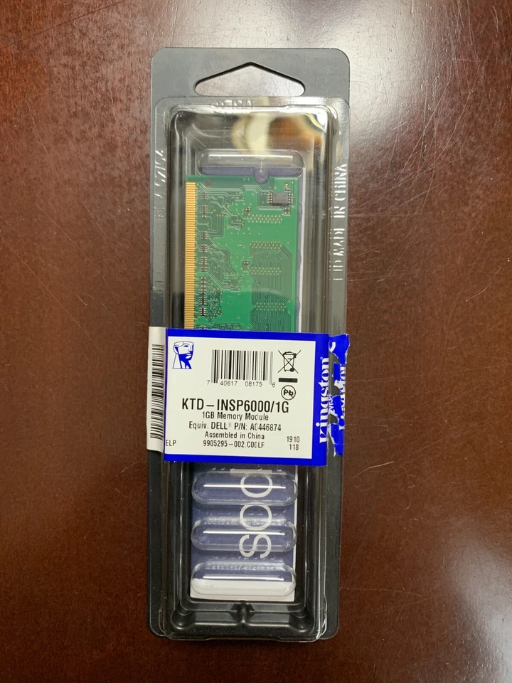 Kingston (KTD-INSP6000B/1G) ~1 GB Memory Module Equiv. Dell P/N A0446874 - Image 1 of 4