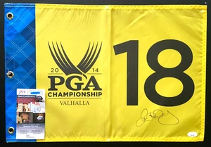 RORY MCILROY SIGNED 2014 PGA CHAMPIONSHIP GOLF FLAG VALHALLA US OPEN 2024 JSA - Picture 1 of 1